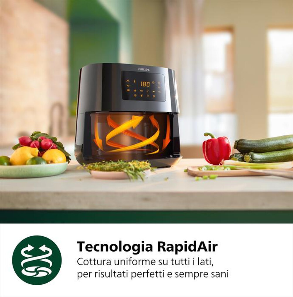 "PHILIPS - FRIGGITRICE AIRFRYER SERIE 3000 DA 6.2L HD9270/66"