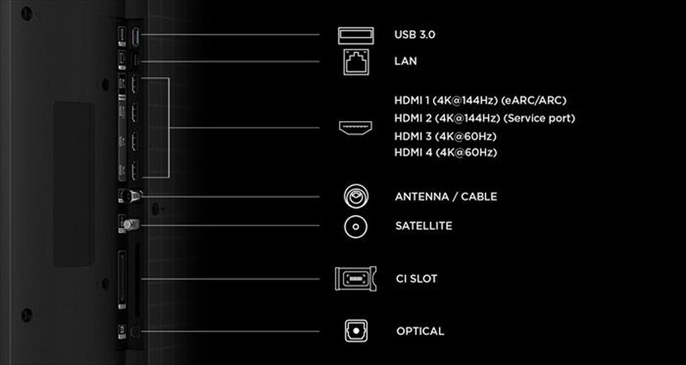 Immagine del prodotto TCL - Smart TV SQD-Mini LED 4K 75" 75C7L-Nero