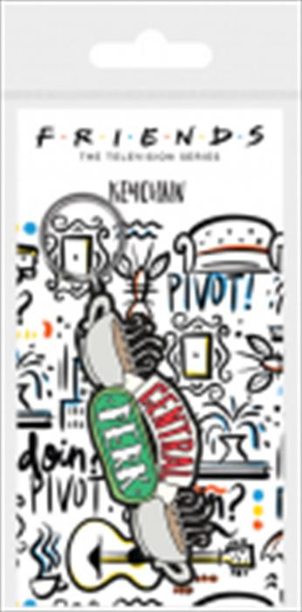 "PYRAMID - Portachiavi Friends Central Perk Sketch - RK39034C"