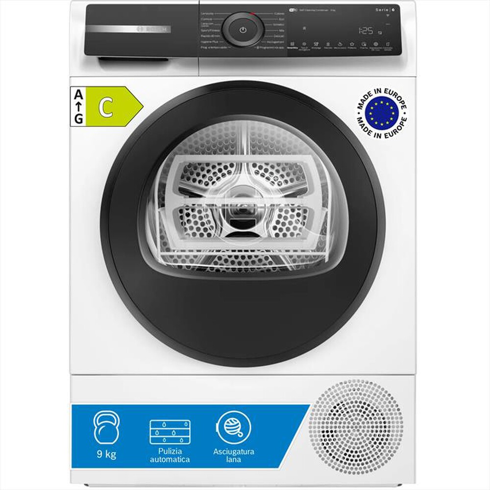 Immagine del prodotto BOSCH - Asciugatrice Serie 6 WQH245B0IT 9Kg Classe C-Bianco