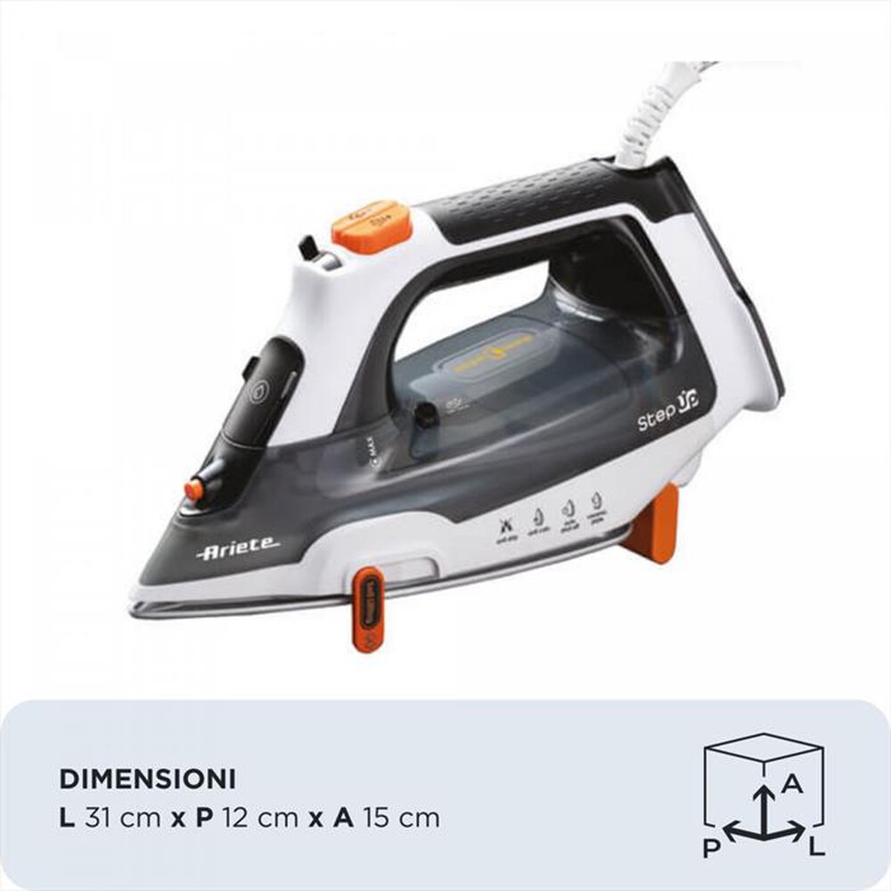 Immagine del prodotto ARIETE - Ferro da stiro intelligente 6190 STEP UP-Grigio, Nero