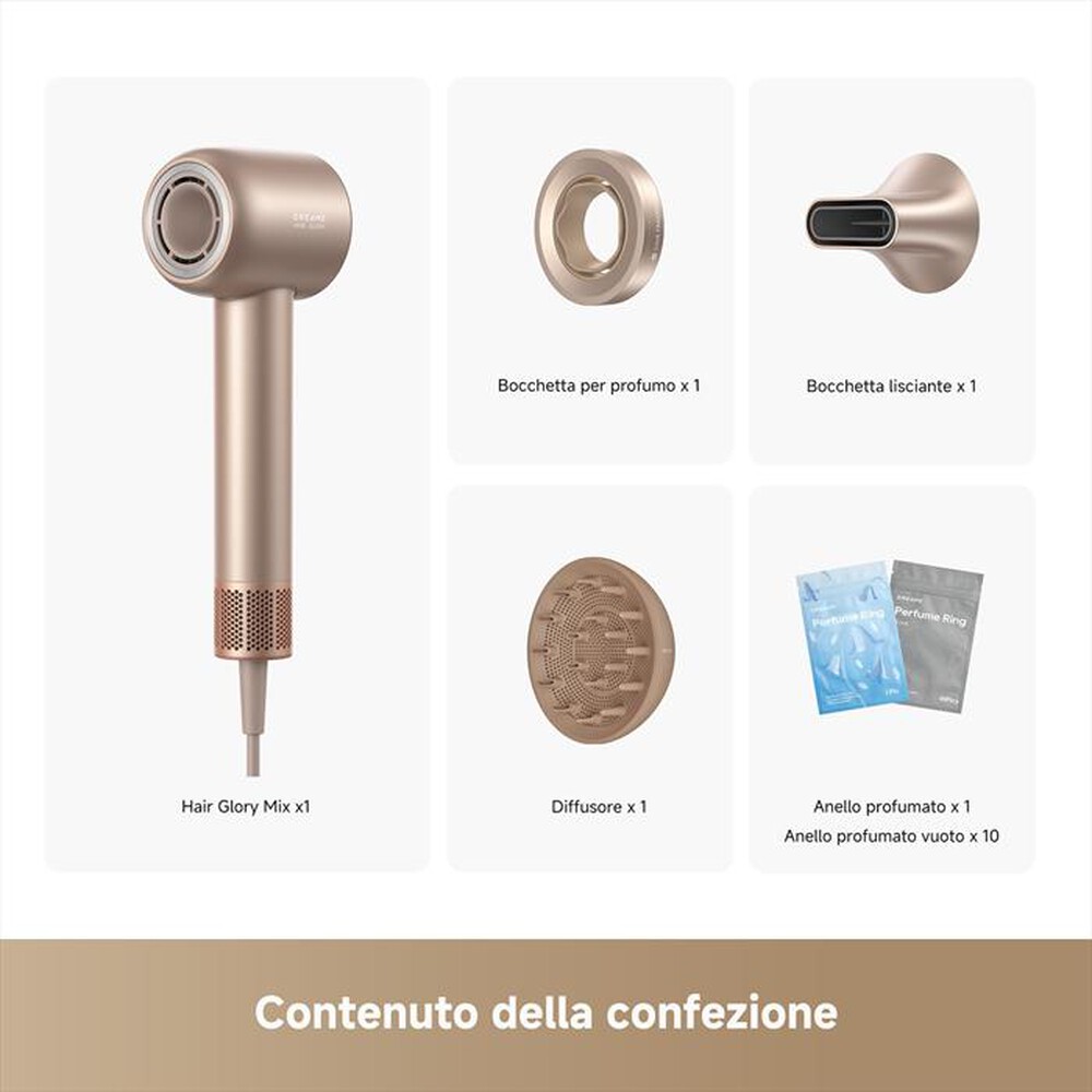Immagine del prodotto DREAME - Asciugacapelli GLORY MIX-Oro