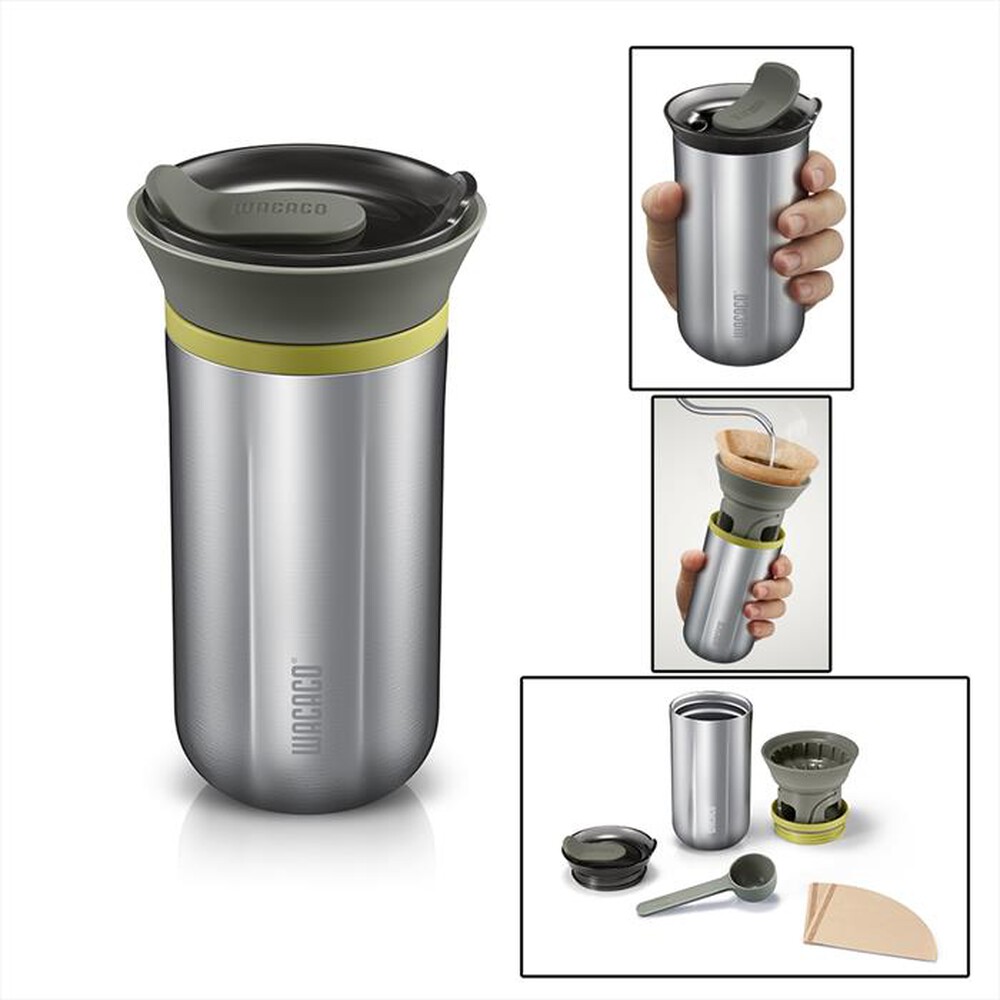 Immagine del prodotto WACACO - Macchina per caffè espresso CUPPAMOKA-GRIGIO
