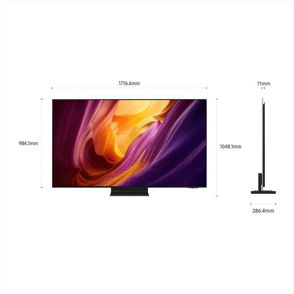 Immagine del prodotto SAMSUNG - Smart TV OLED 4K AI 77" QE77S95HFTXZT-Graphite Black