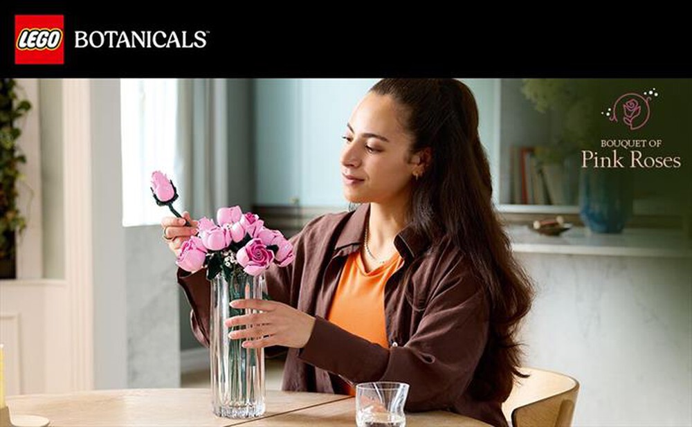 Immagine del prodotto LEGO - BOTANICALS Bouquet di rose rosa 10374