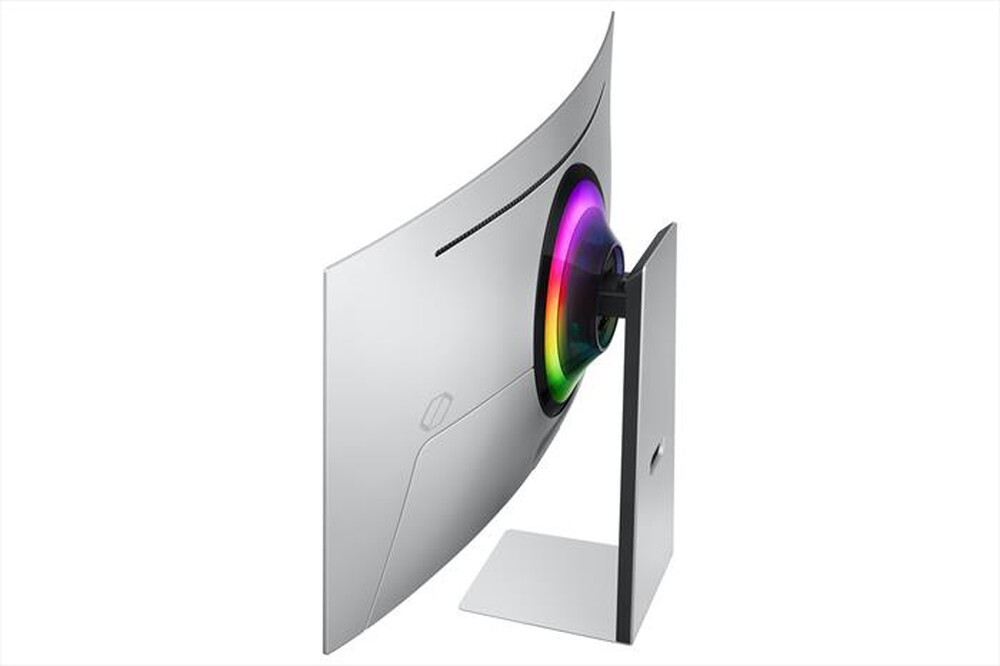 "SAMSUNG - MONITOR GAMING ODYSSEY OLED G8 DA 34\" WQHD CURVO-Silver"