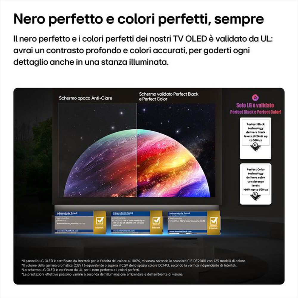 Immagine del prodotto LG - Smart TV OLED Evo AI 4K 42" C6 PRO OLED42C66LB-Charcoal Black