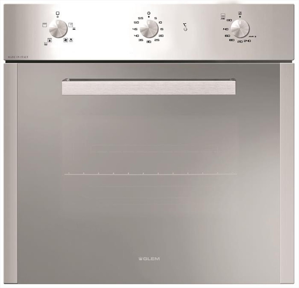 "GLEM GAS - Forno incasso elettrico + gas GFSV21IX-S2 Classe A-Inox"