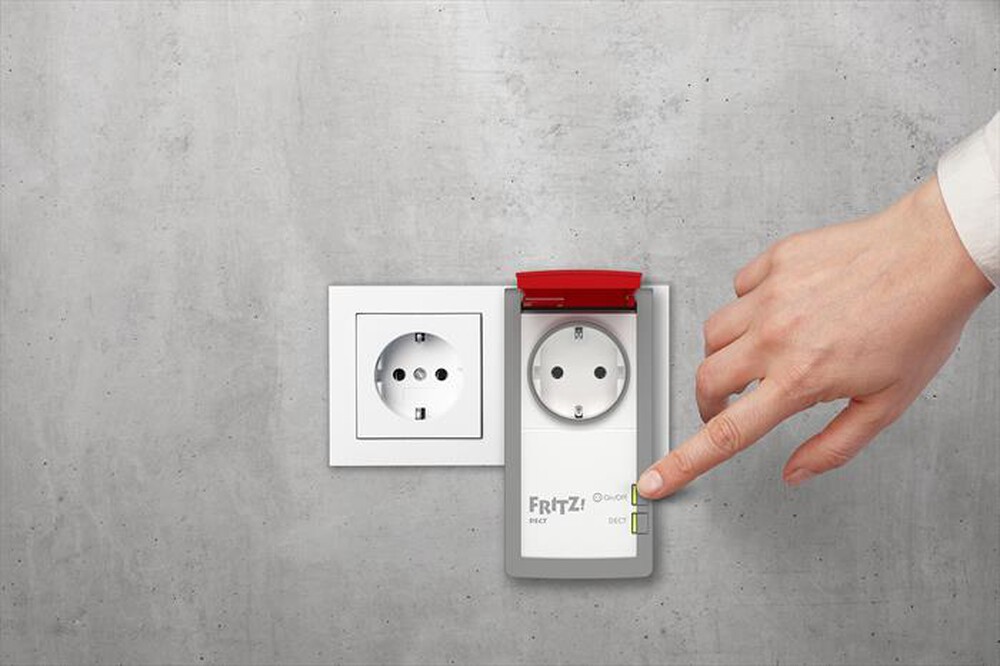 "FRITZ! - FRITZ!DECT 210 INTERNATIONAL-Bianco/Rosso"