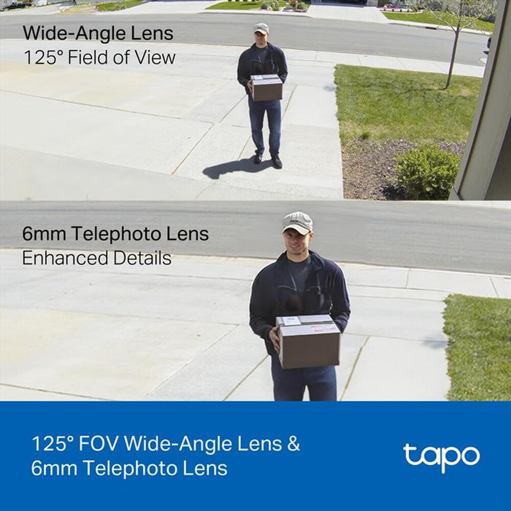 Immagine del prodotto TP-LINK - Telecamera Pan/Tilt 2K 3MP doppio obiettivo TC34-bianco