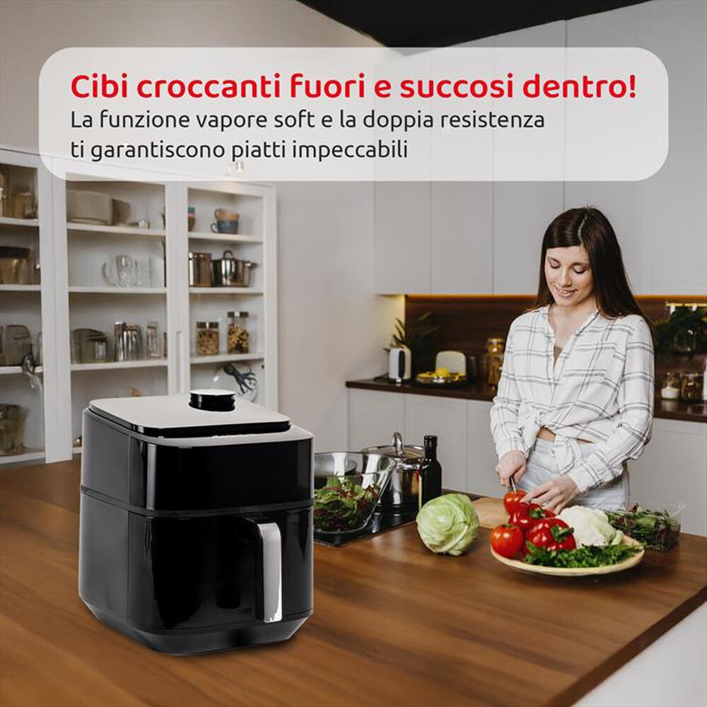 "MELCHIONI FAMILY - Friggitrice ad aria CHIARA-nero"