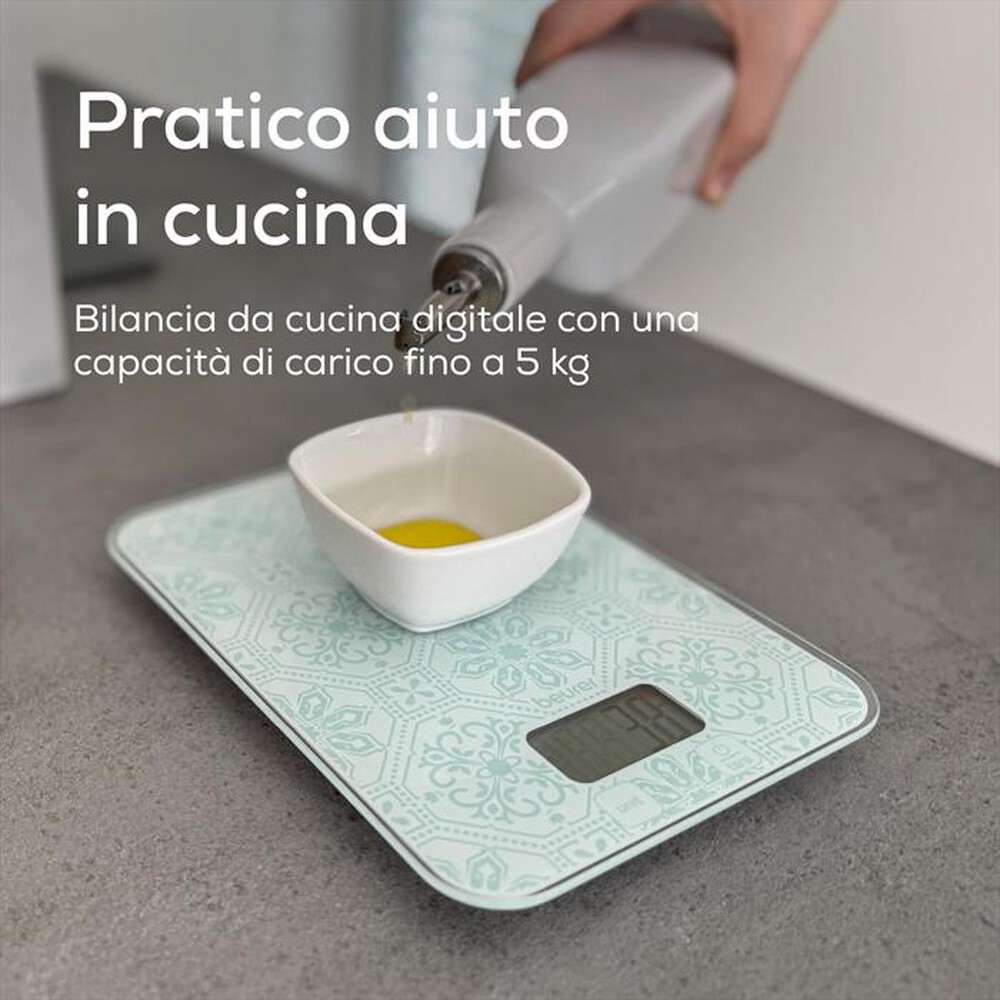 Immagine del prodotto BEURER - Bilancia da cucina KS 19 VINTAGE-Bianco e azzurro