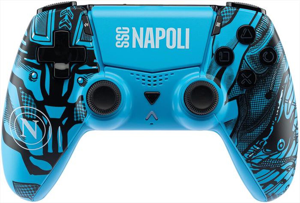 Immagine del prodotto QUBICK - WIRELESS CONTROLLER VECTOR SSC NAPOLI CYBORG-Azzurro e Nero