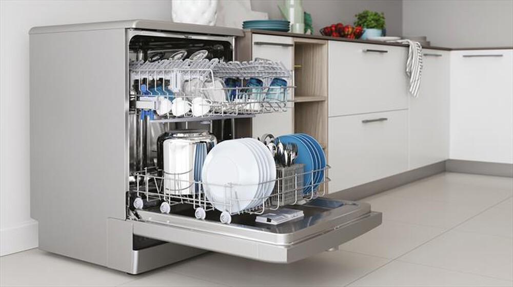 Immagine del prodotto INDESIT - Lavastoviglie D2F HK26 S Classe E 14 coperti-Argento