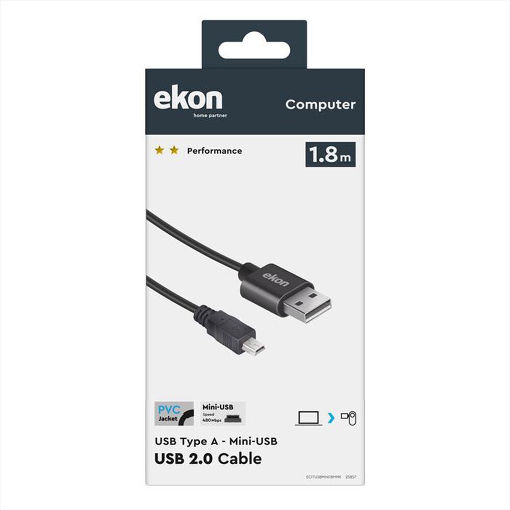 "EKON - ECITUSBMINI18MMK-nero"