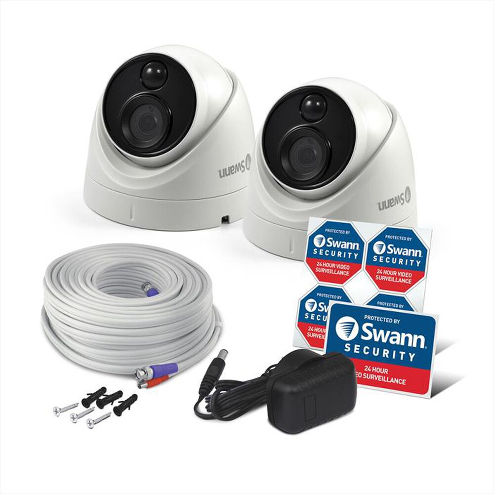 Immagine del prodotto SWANN - DOME CAMERA 2 PACK 4K-White