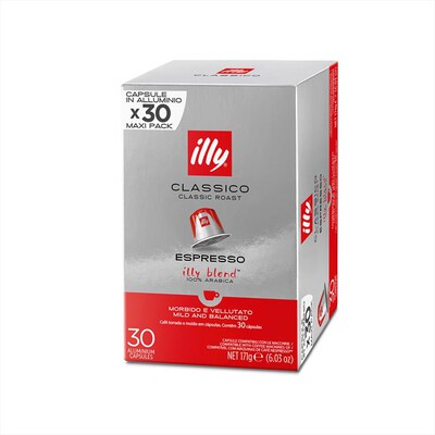 ILLY - 30 CAPSULE COMPATIBILI NESPRESSO CLASSICO