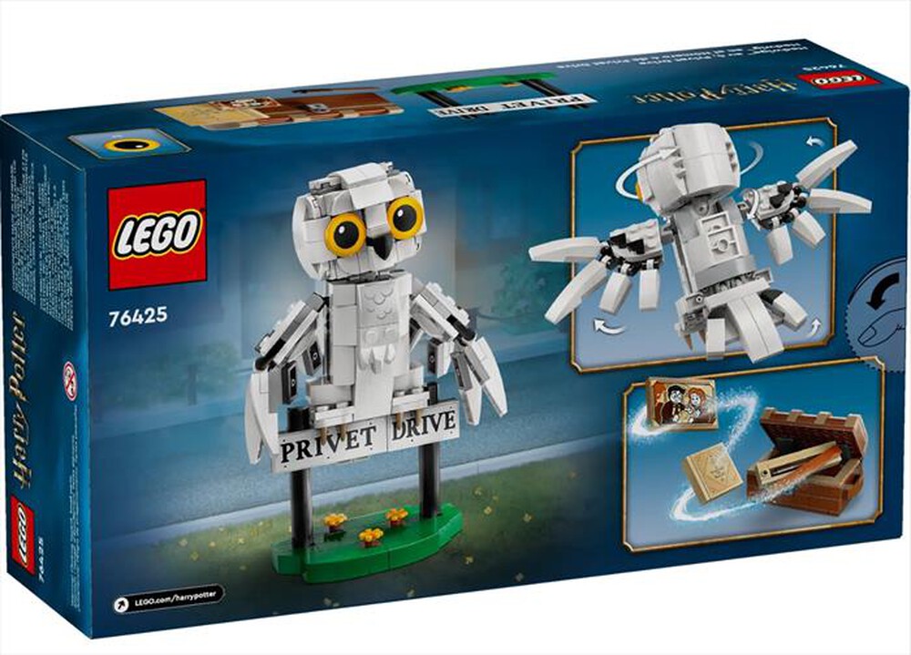"LEGO - HARRY POTTER Edvige al numero 4 di Privet Dr-76425-Multicolore"