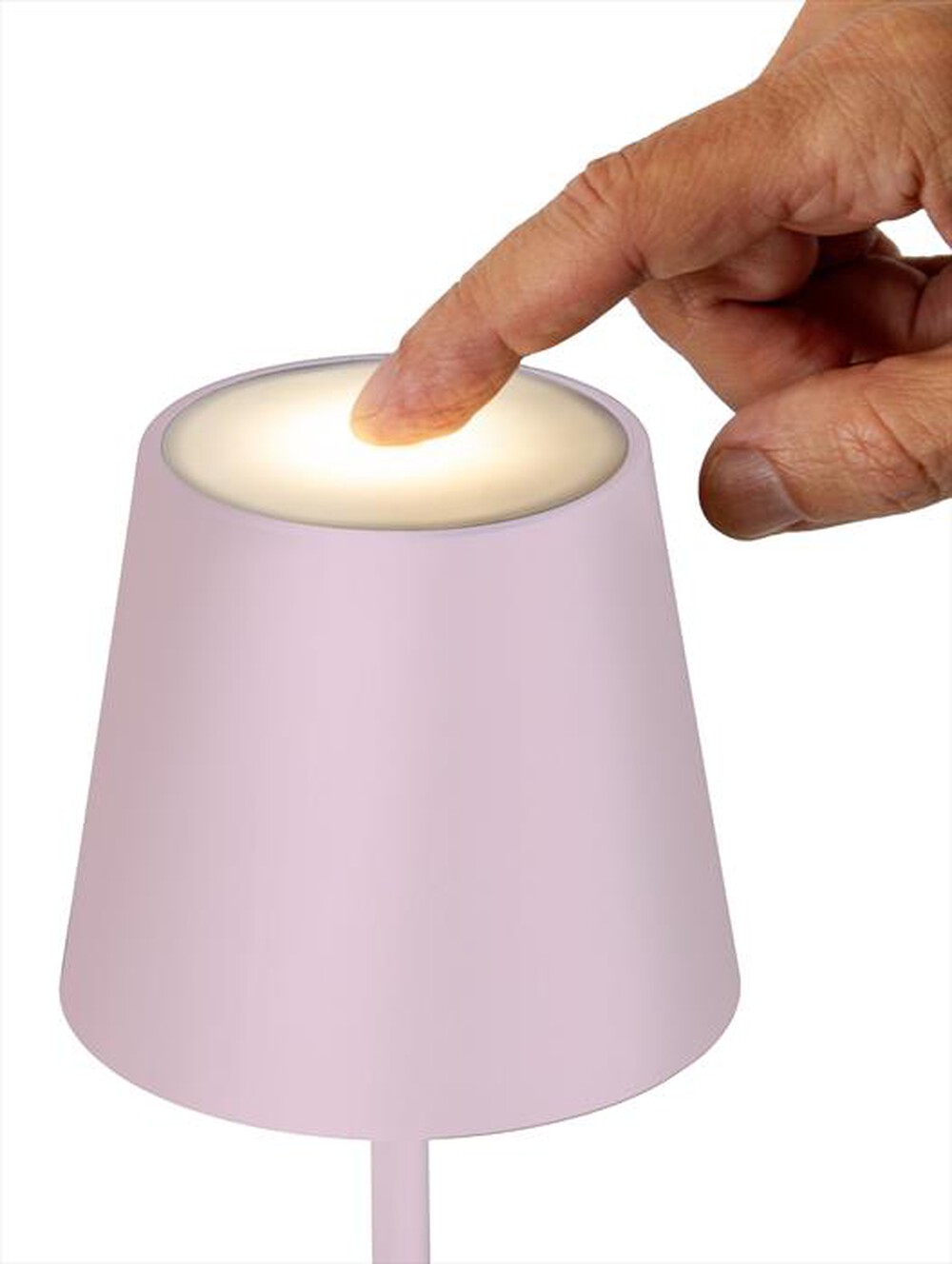 "MAJESTIC - Lampada d'appoggio AGATA RP-Rosa Pastello"