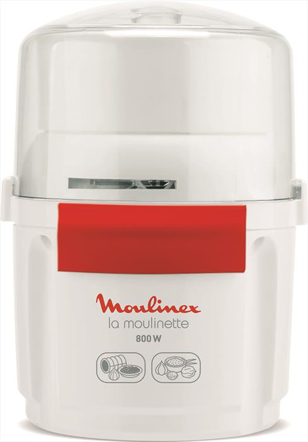 "MOULINEX - AD5601 Moulinette Bouton-bianco e rosso"