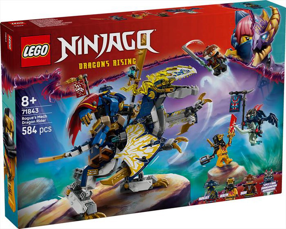"LEGO - NINJAGO Mech cavalca-drago di Rogue - 71843"