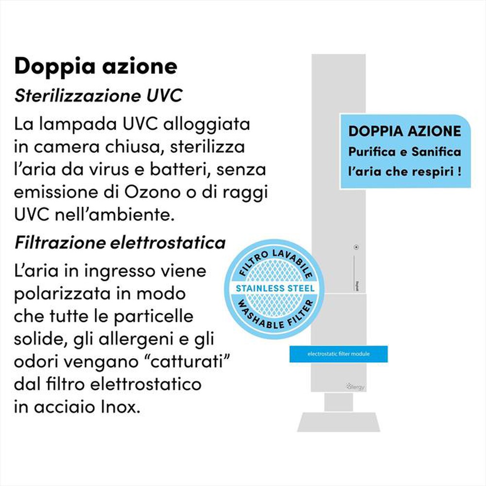 "BEGHELLI - Purificatore 26736-Bianco"
