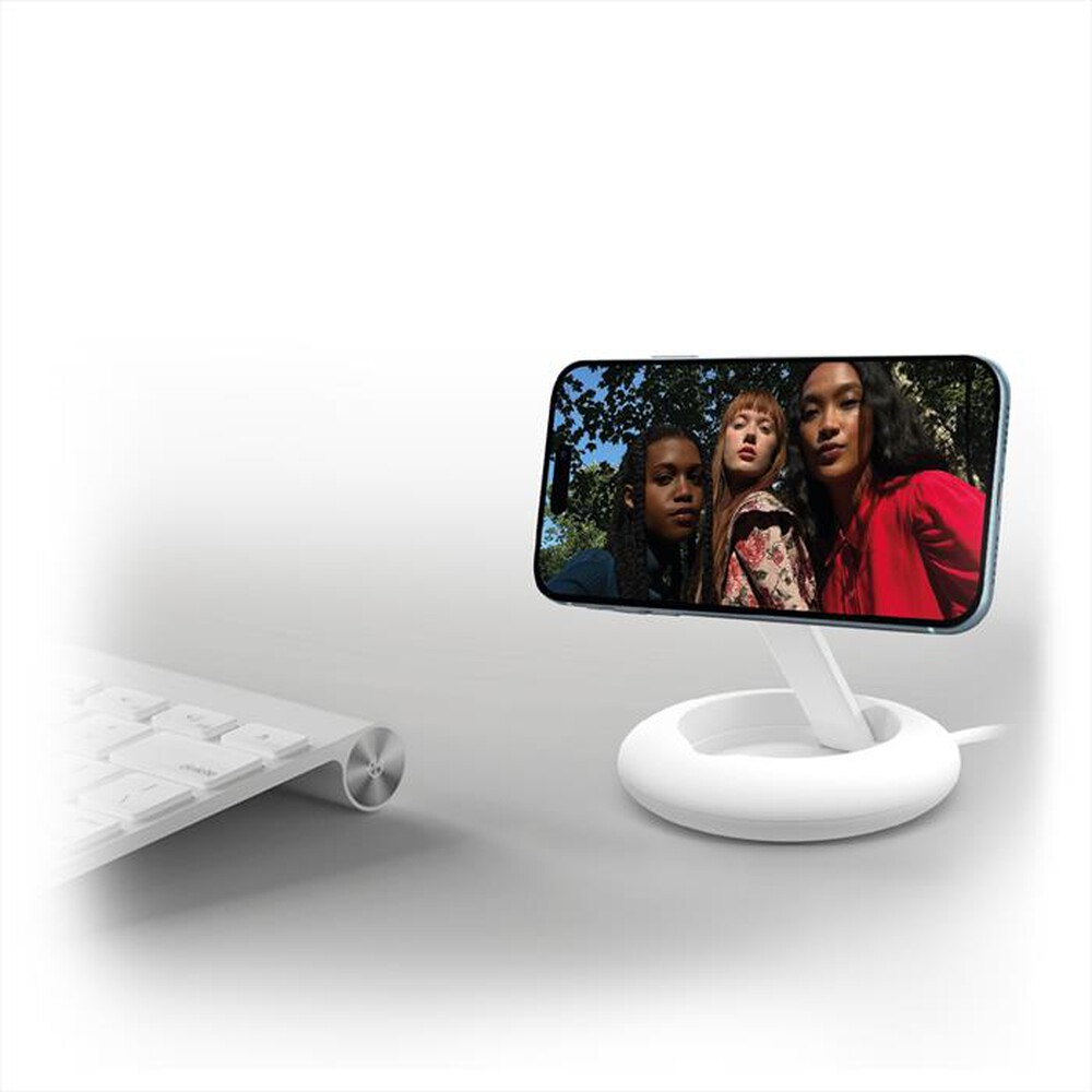 "SBS - Caricatore da rete TEWIRMAGSTAND10W-Bianco"