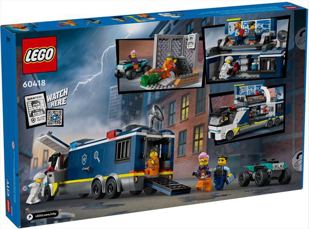 Immagine del prodotto LEGO - CITY Camion laboratorio mobile della polizia 60418-Multicolore