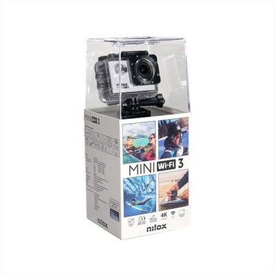 NILOX - Action Cam MINI WIFI 3-White