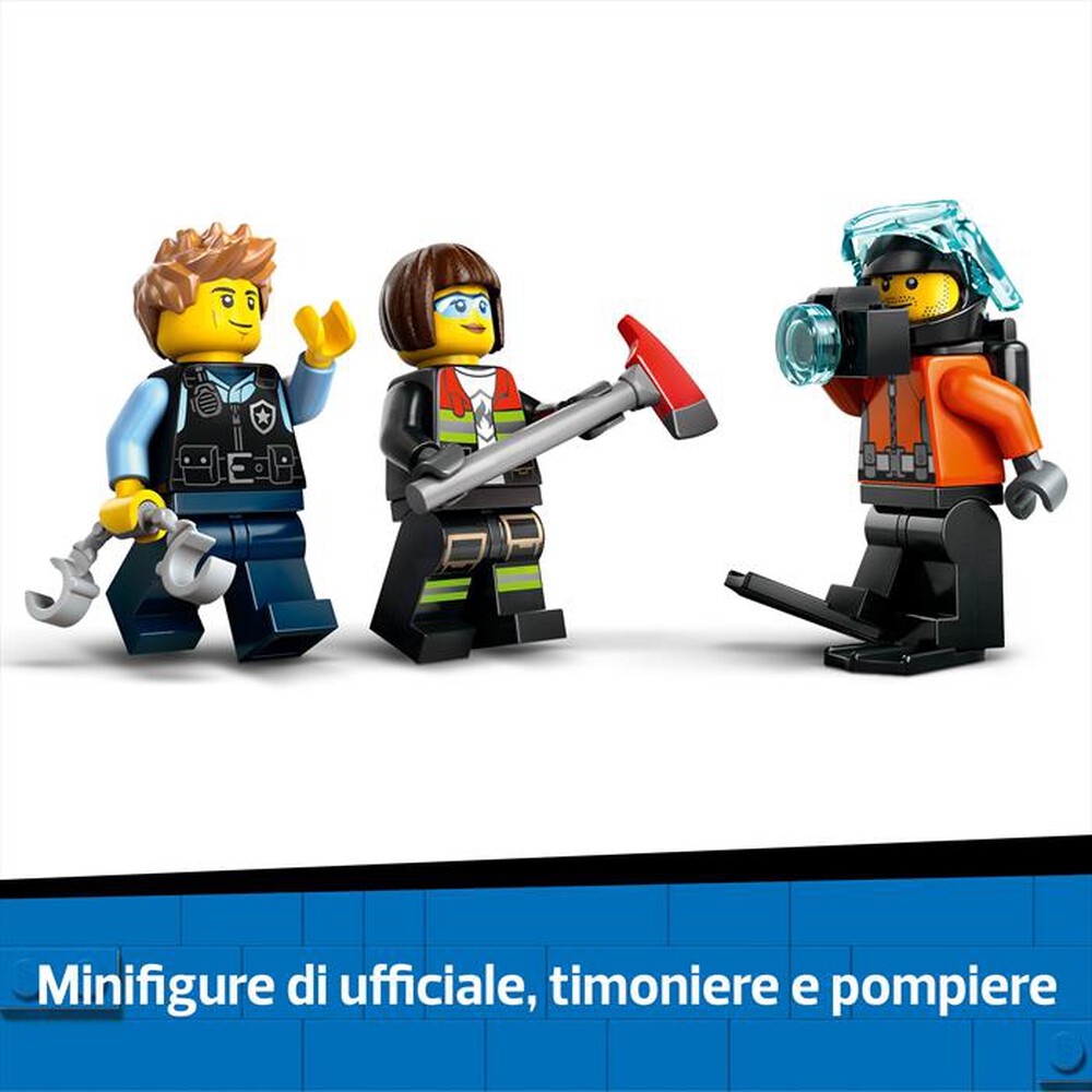 Immagine del prodotto LEGO - CITY Elicottero, autopompa e sottomarino 60462