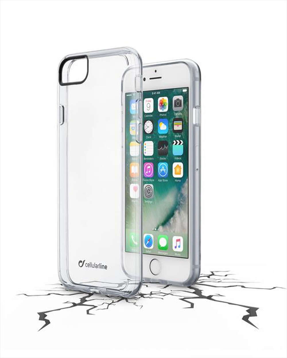 "CELLULARLINE - CLEARDUOIPH747T-Trasparente"