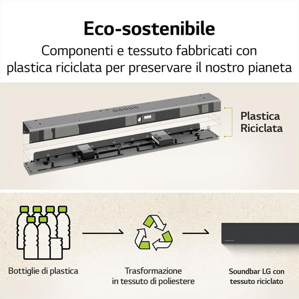 "LG - Soundbar S60Q.CEUSLLK-Nero"