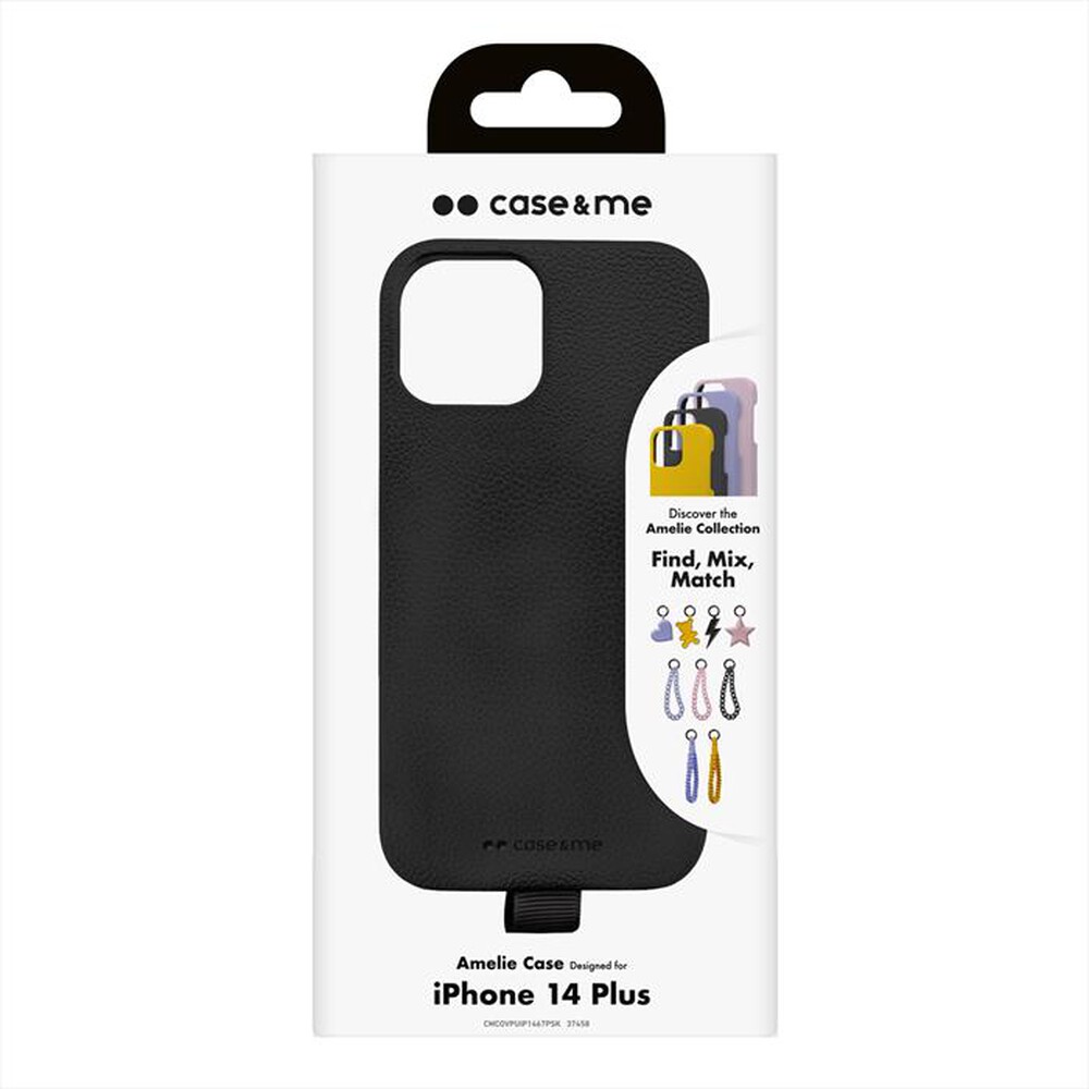 "CASEME - Cover CMCOVPUIP1467PSK per iPhone 14 Plus-Nero"