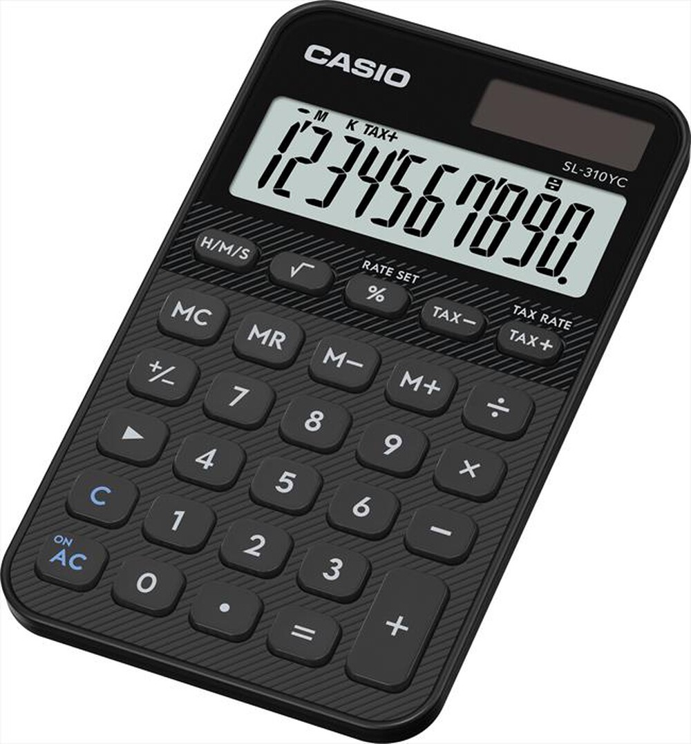 Immagine del prodotto CASIO - Calcolatrice tascabile My style SL-310YC-BK-Nero