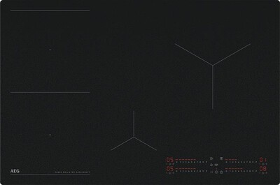 AEG - Piano cottura elettrico TI84IB30IZ 77 cm-Nero
