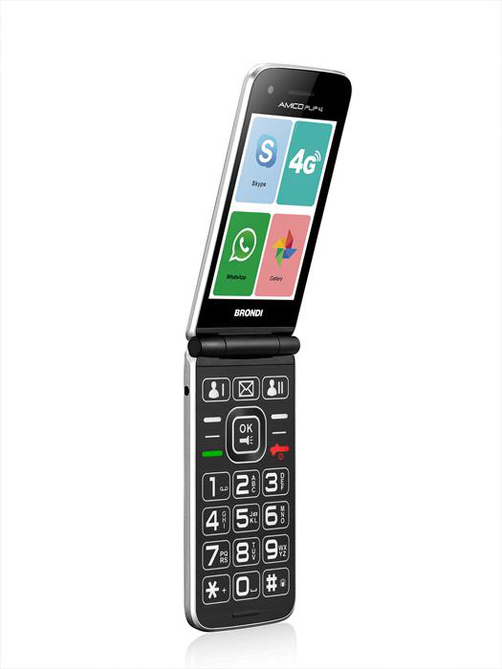 Immagine del prodotto BRONDI - AMICO FLIP 4G-SILVER