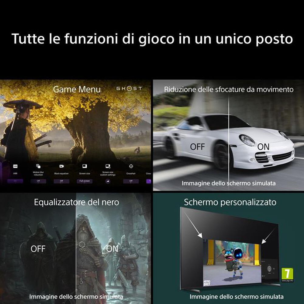 Immagine del prodotto SONY - Smart TV LED RGB UHD 4K 75" K75XR75M2PB.CEI-Nero