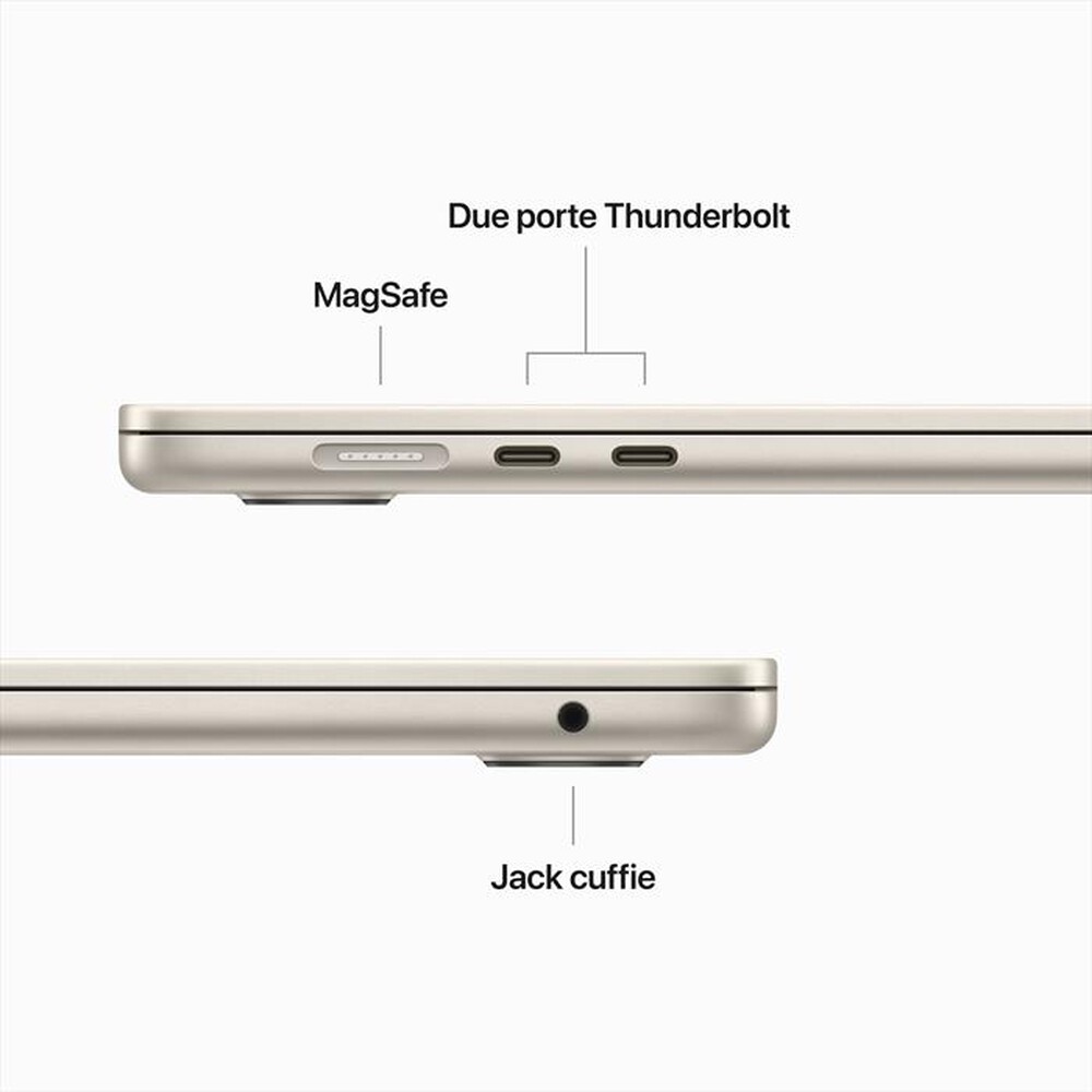 "APPLE - MacBook Air 15\" M2 8-core CPU 10-core GPU 256GB-Galassia"