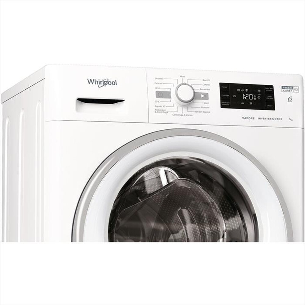 "WHIRLPOOL - Lavatrice slim FSB 723V S IT N 7 Kg Classe D"