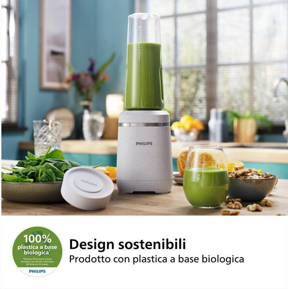 "PHILIPS - Frullatore ECO CONSCIOUS EDIT.SERIE 5000 HR2500/00-Crema"