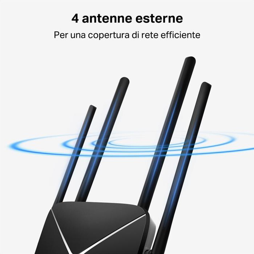 Immagine del prodotto MERCUSYS - N300 WI-FI 4G LTE ROUTER CON ANTENNE-nero