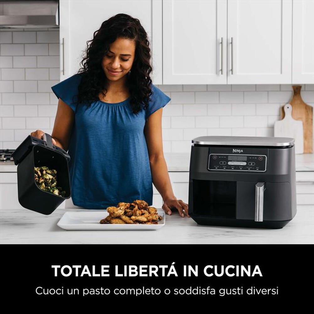 "NINJA - Friggitrice ad aria DUAL ZONE 7,6L AF300EU-nero"