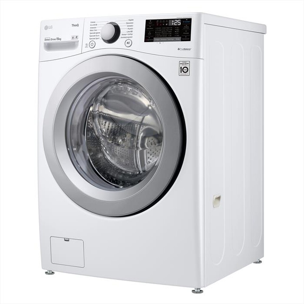 "LG - Lavatrice F1P1CN4WC 15 Kg Classe E-WHITE"