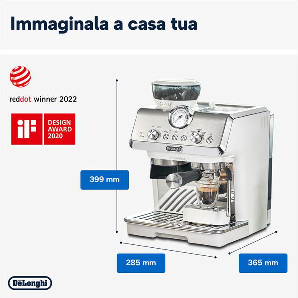 Immagine del prodotto DE LONGHI - Macchina da caffè EC9155.W-Bianco