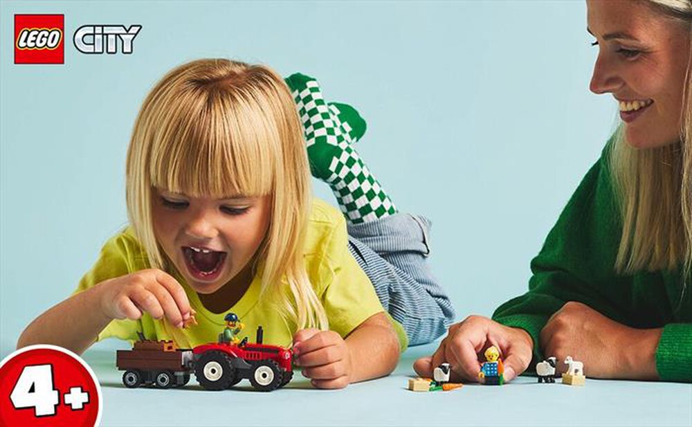 Immagine del prodotto LEGO - CITY Trattore agricolo con rimorchio e pecore60461