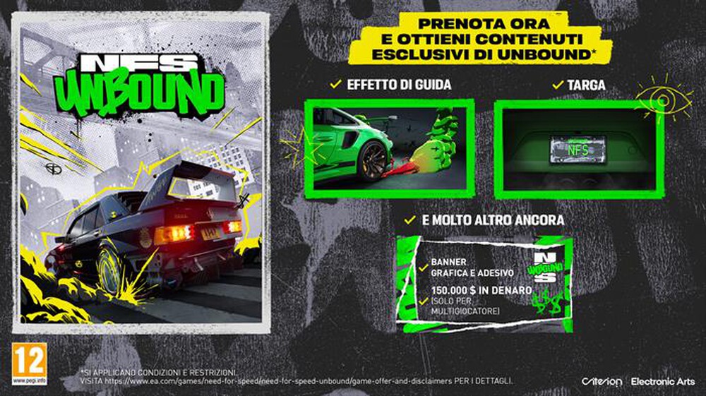 "ELECTRONIC ARTS - NEED FOR SPEED UNBOUND PC"