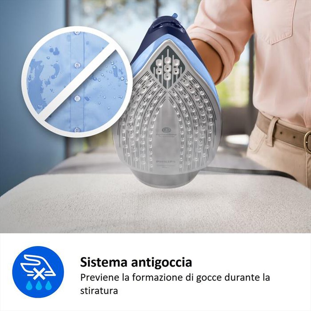 Immagine del prodotto PHILIPS - Ferro da stiro a vapore SERIE 6000 DST6120/20-Blu
