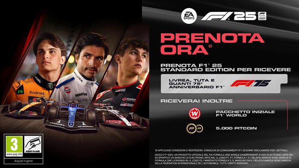 Immagine del prodotto ELECTRONIC ARTS - EA SPORTS F1 25 XSX