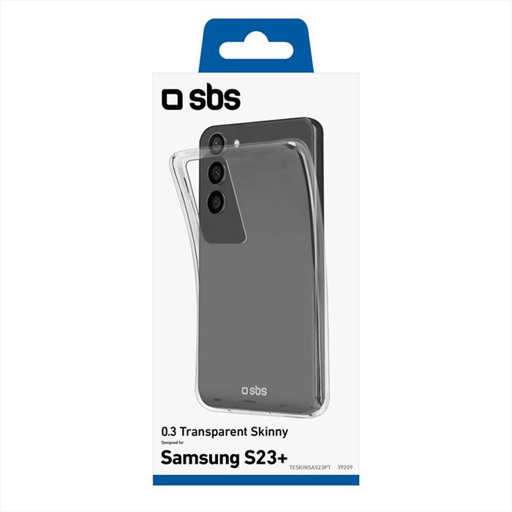 "SBS - Cover skinny TESKINSAS23PT per Samsung S23+-Trasparente"