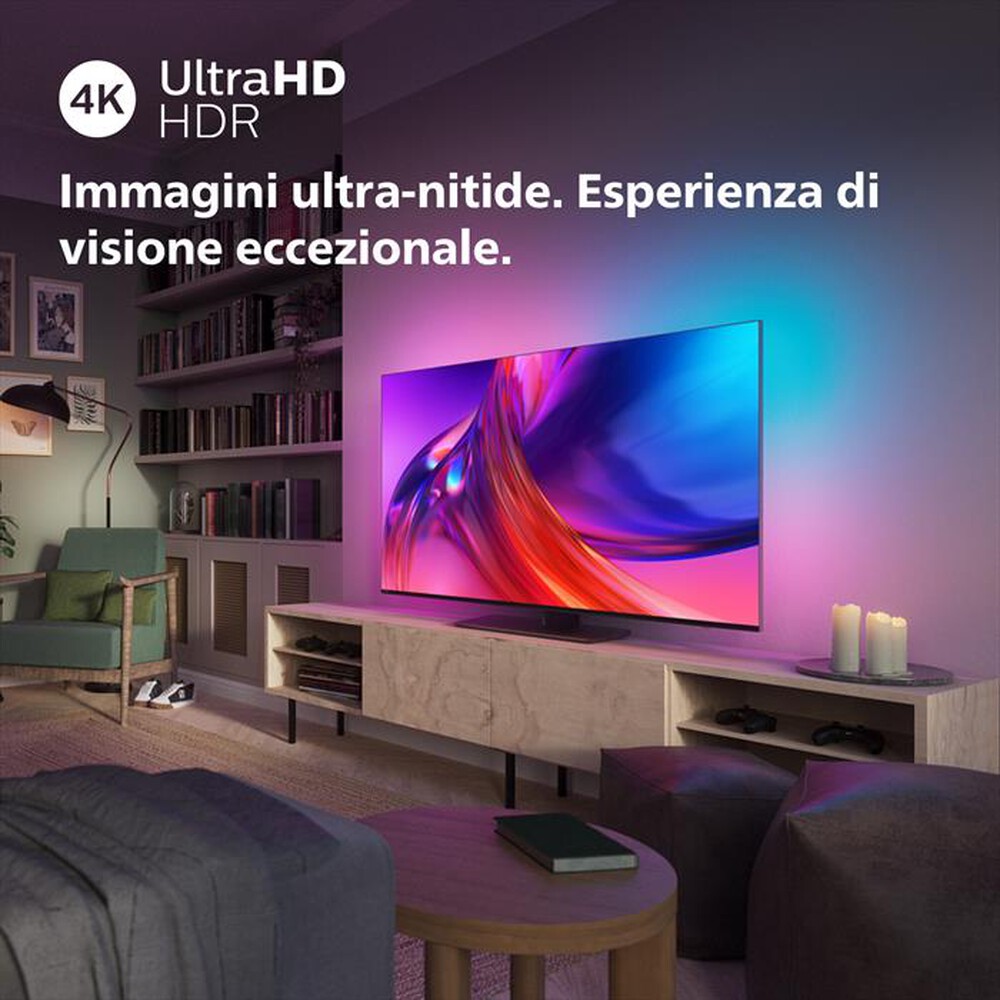 "PHILIPS - Ambilight Smart TV LED UHD 4K 43\" 43PUS8818/12-Antracite"
